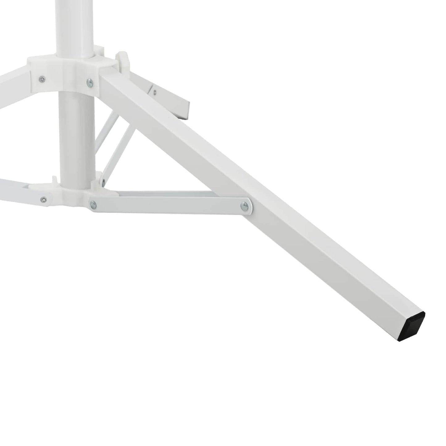 Parasol Stand White Steel for 25-32 mm Pole