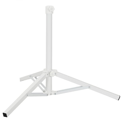 Parasol Stand White Steel for 25-32 mm Pole