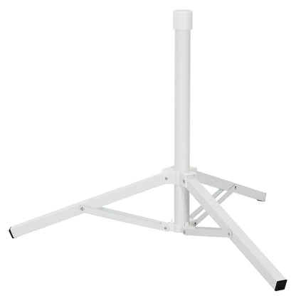 Parasol Stand White Steel for 25-32 mm Pole