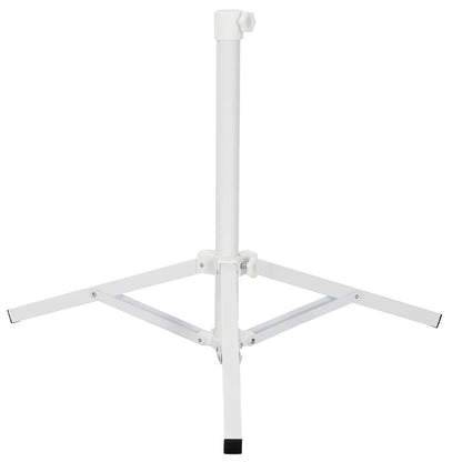 Parasol Stand White Steel for 25-32 mm Pole