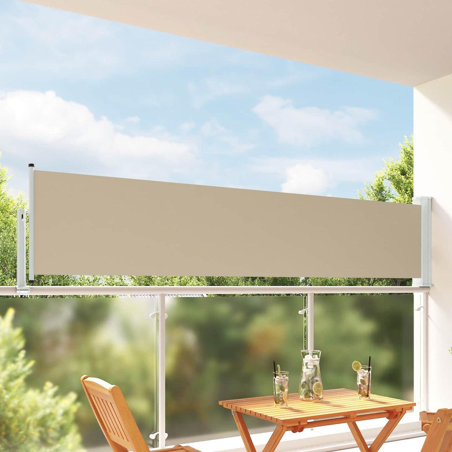 Side Awning 100% polyester iron steel