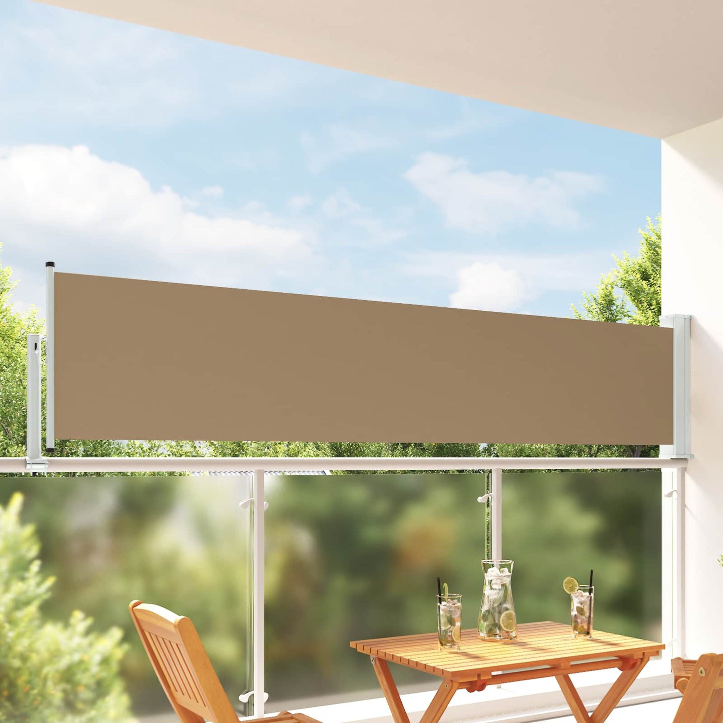 Side Awning 100% polyester iron steel