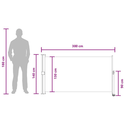 Side Awning 100% polyester iron steel