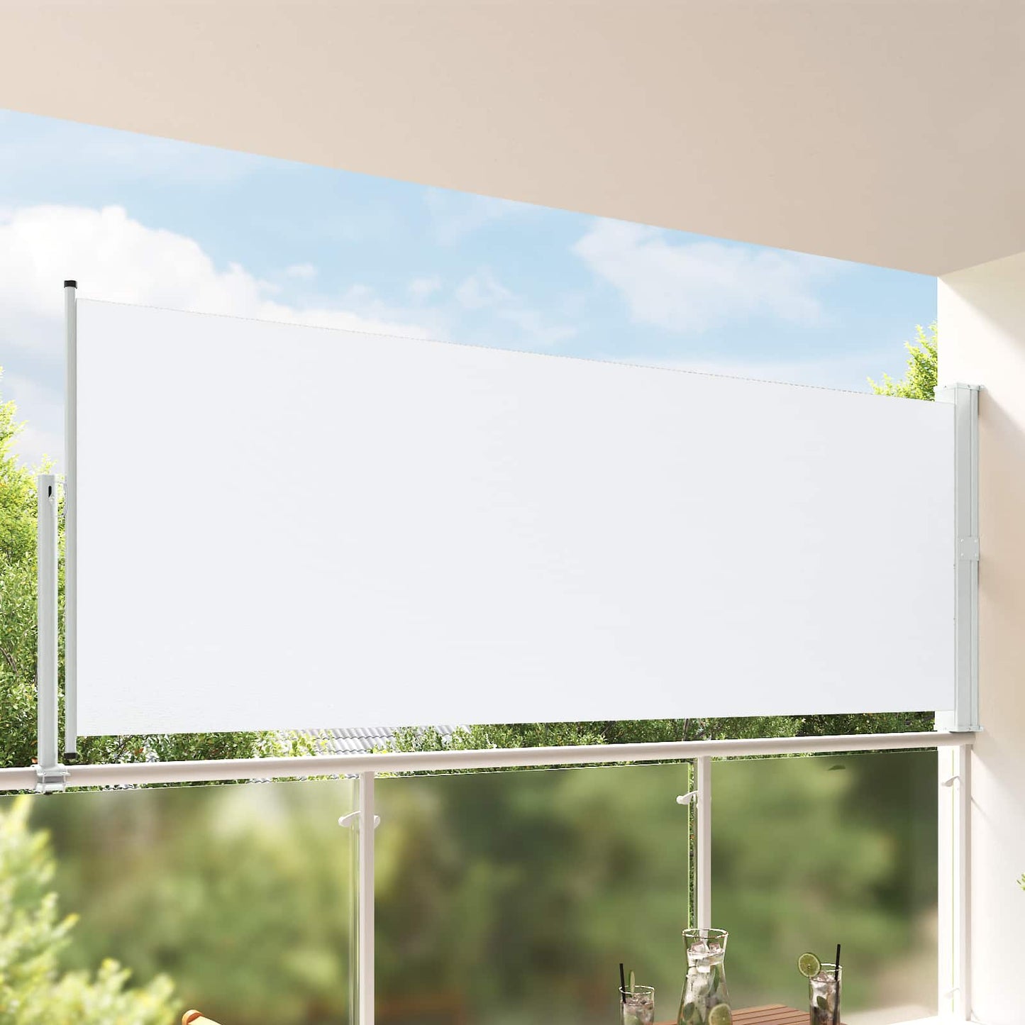 Side Awning 100% polyester iron steel