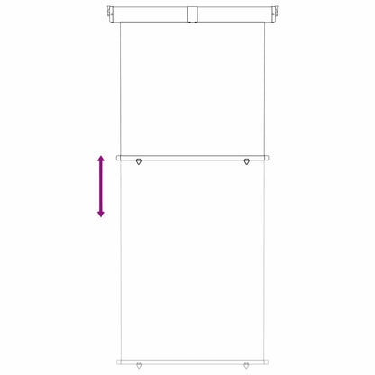 Balcony Side Awning 100% polyester iron steel