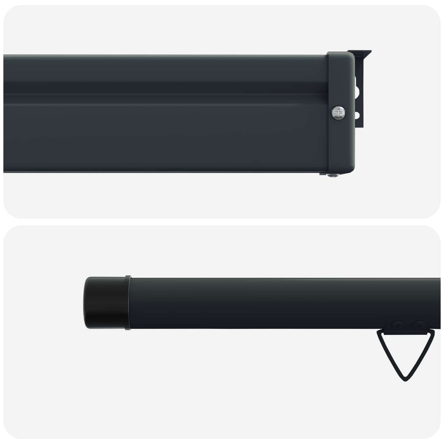Balcony Side Awning 100% polyester iron steel
