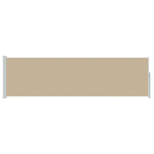 Retractable Side Awning 120 x 300 cm Polyester Rectangular