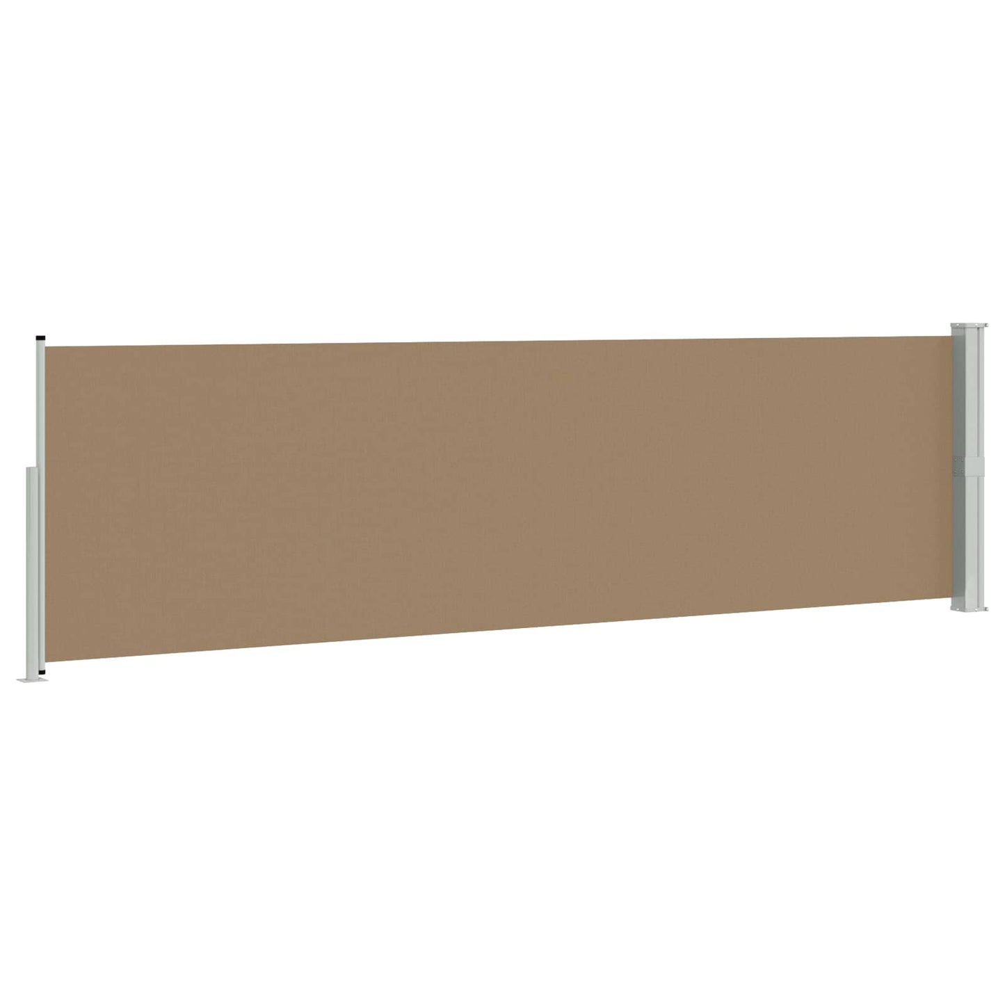 Retractable Side Awning Taupe 300 x 120 cm Polyester