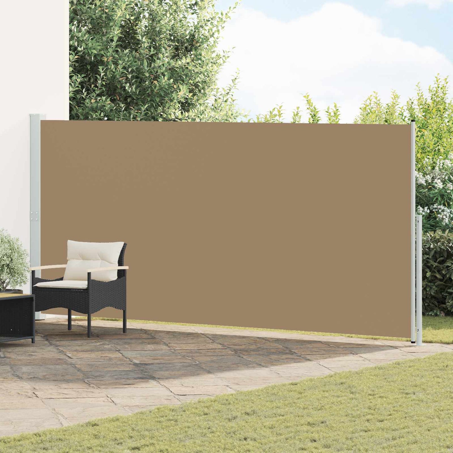 Retractable Side Awning 100% polyester iron steel