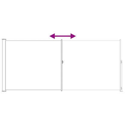 Retractable Side Awning 100% polyester iron steel