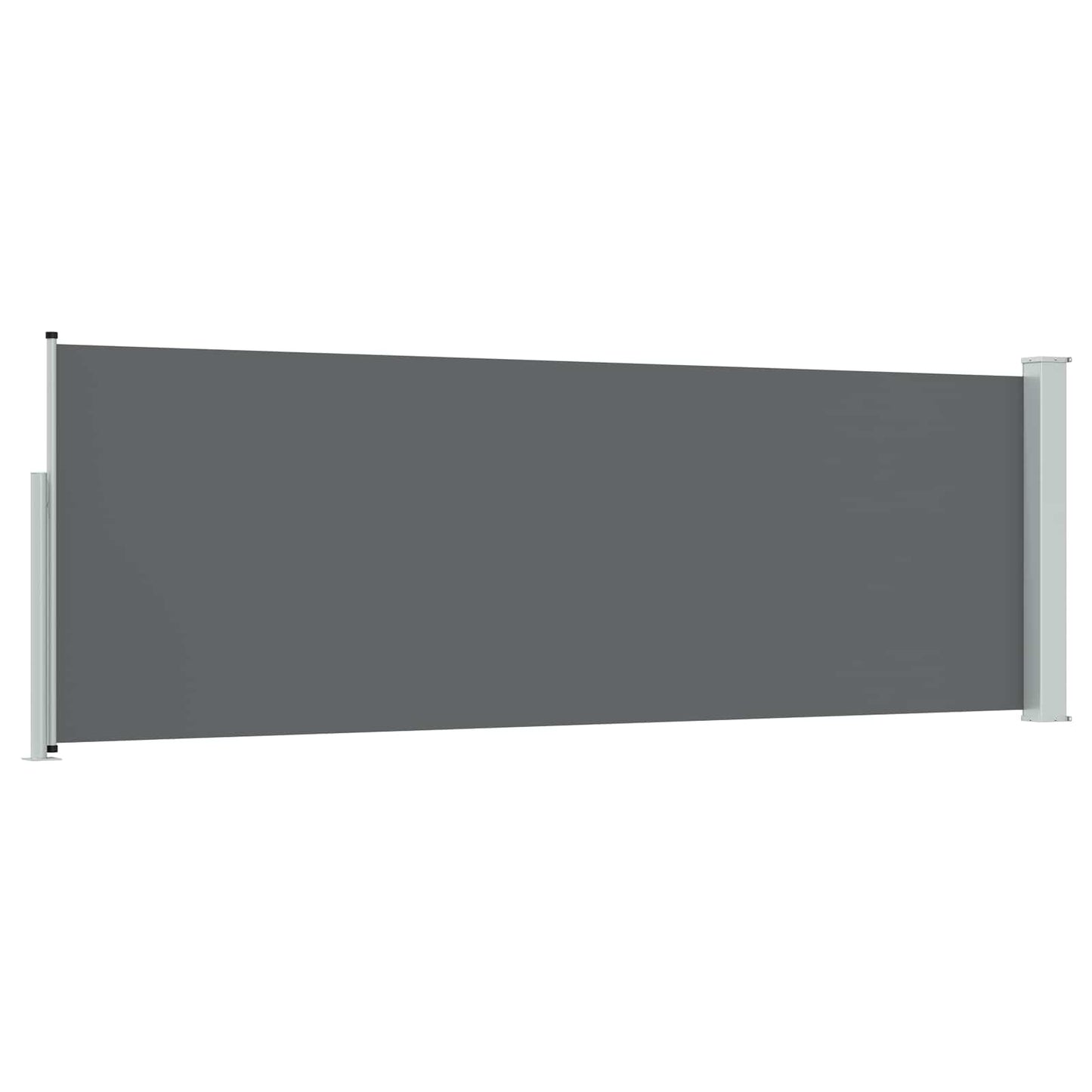 Retractable Side Awning Anthracite 500 x 100 cm Polyester