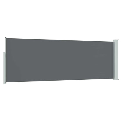 Retractable Side Awning Anthracite 500 x 100 cm Polyester