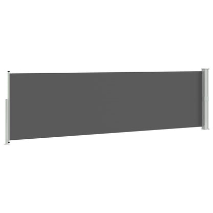 Retractable Side Awning Anthracite 600 x 117 cm Polyester