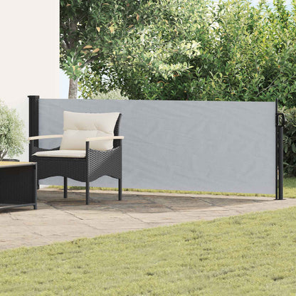 Retractable Side Awning Grey 300 x 100 cm Polyester
