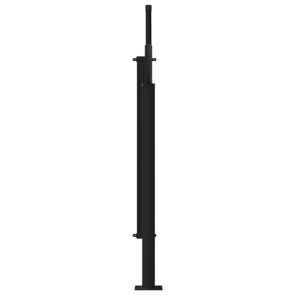 Retractable Side Awning Grey 300 x 100 cm Polyester