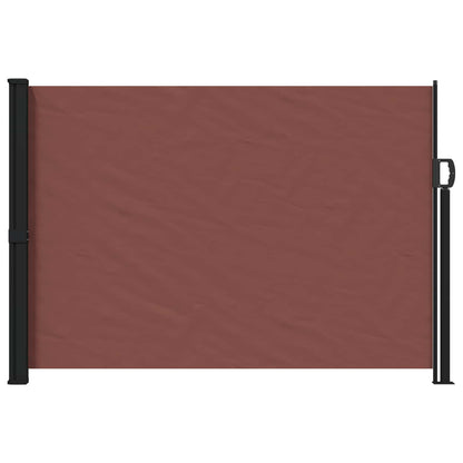 Retractable Side Awning Brown 300 x 170 cm Polyester