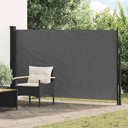 Retractable Side Awning Anthracite 300 x 170 cm Polyester