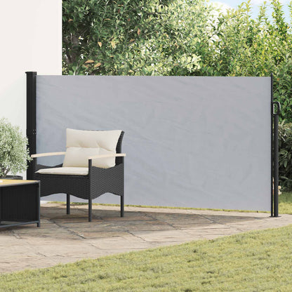 Retractable Side Awning Grey 300 x 170 cm Polyester