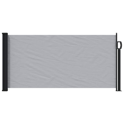 Retractable Side Awning Grey 500 x 100 cm Polyester