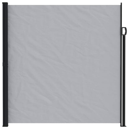 Retractable Side Awning Grey 500 x 200 cm Polyester