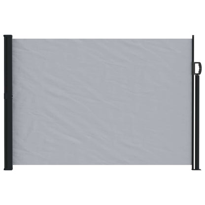 Retractable Side Awning Grey 600 x 140 cm Polyester
