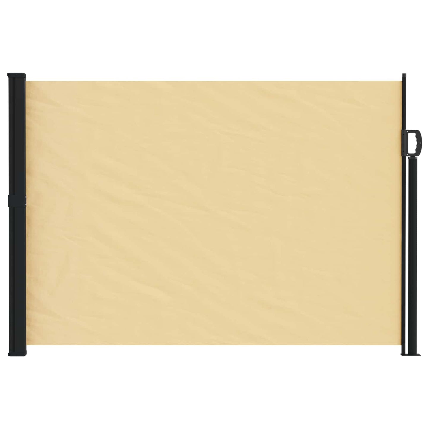 Retractable Side Awning Sand 600 x 140 cm Polyester