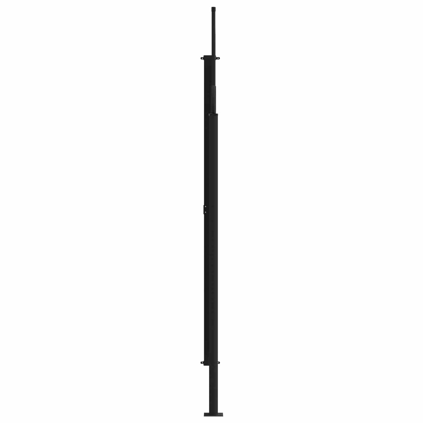 Retractable Side Awning Grey 600 x 180 cm Polyester