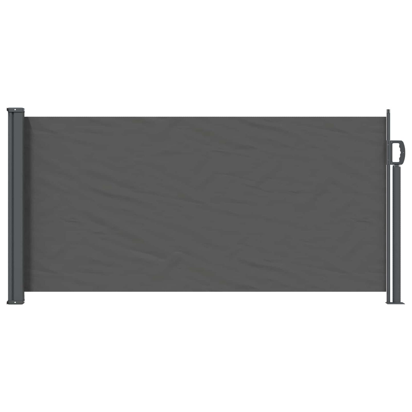 Retractable Side Awning Anthracite 300 x 100 cm Polyester