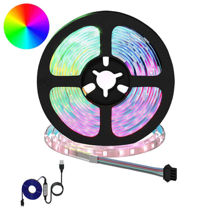 LED Strip 12 pcs Black and Transparent 2500 mm