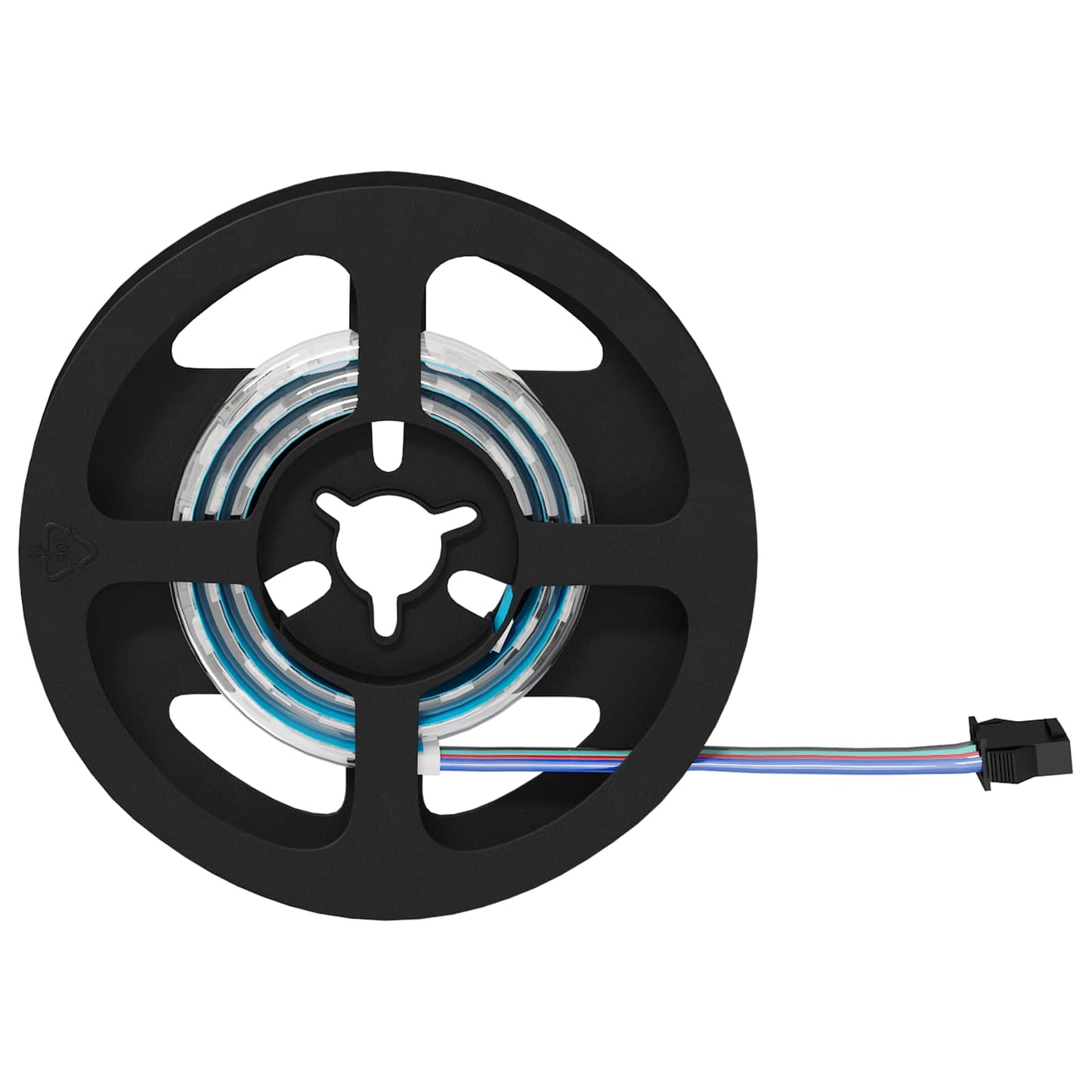LED Strip 2 pcs Black and Transparent 400 mm Copper and Plastic