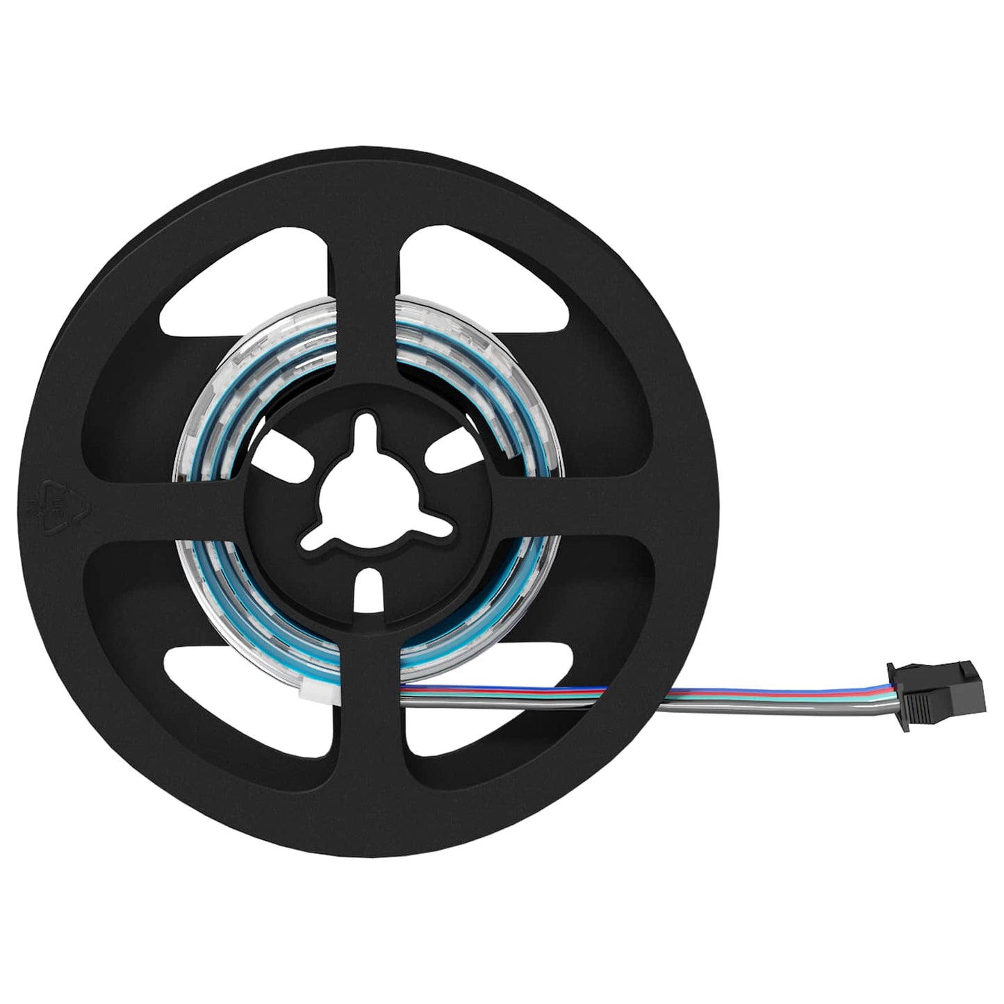 LED Strip 12 pcs Black and Transparent 450 mm