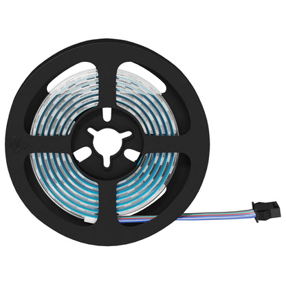 LED Strip 12 pcs Black and Transparent Copper and Plastic