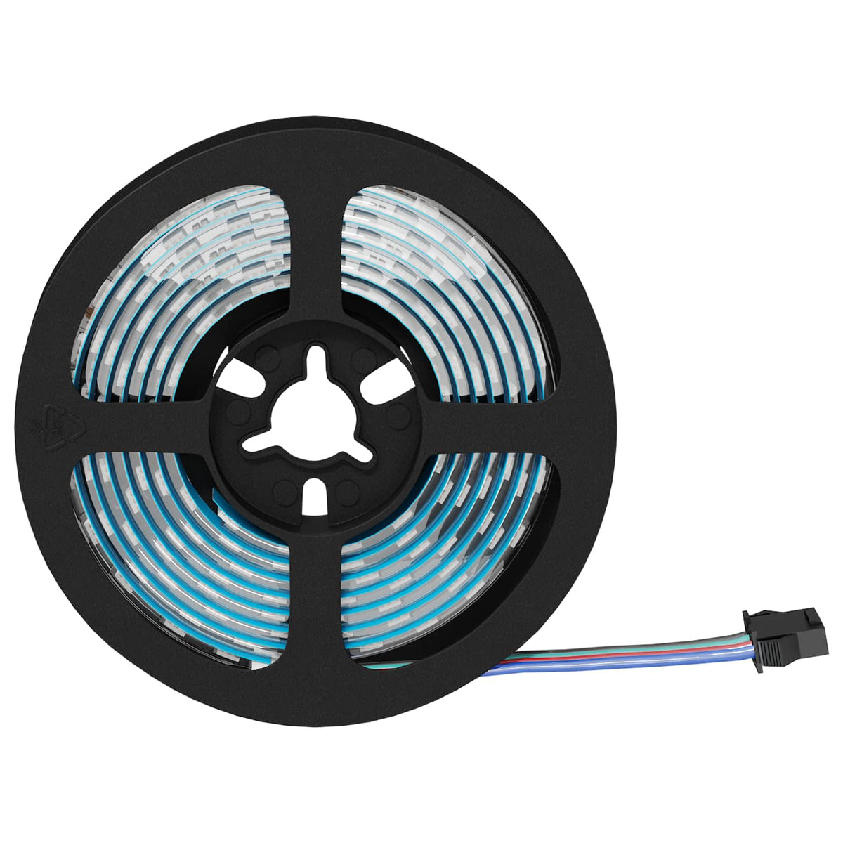 LED Strip 12 pcs Black and Transparent Copper and Plastic