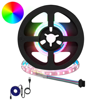 LED Strip 2 pcs Black and Transparent 250 mm Copper and Plastic