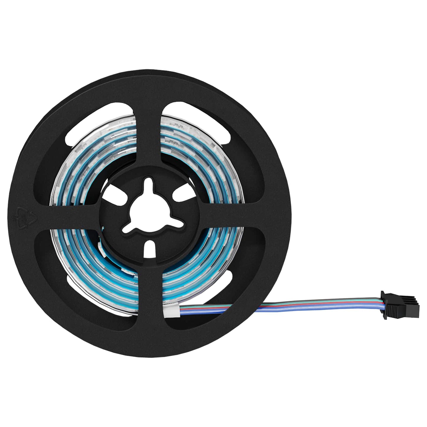 LED Strip 2 pcs Black and Transparent 750 mm Copper and Plastic