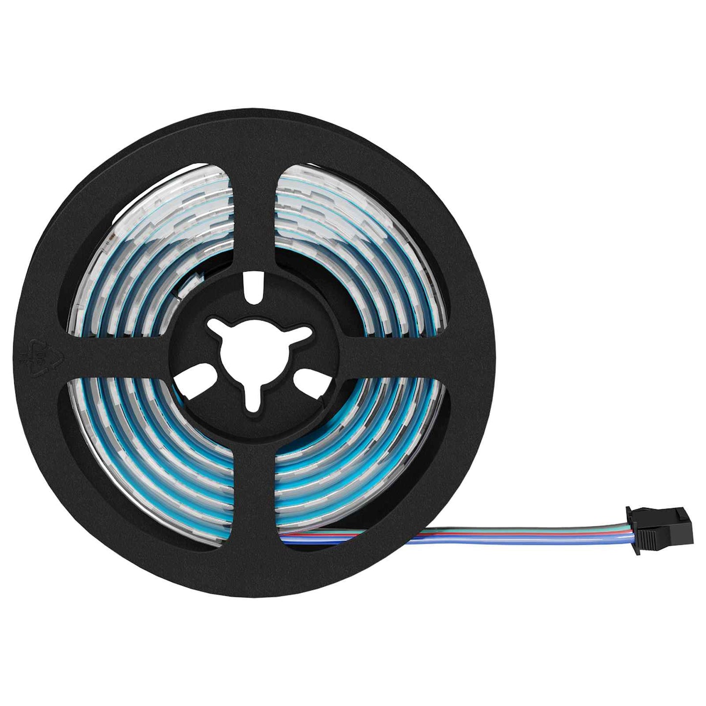 LED Strip 12 pcs Black and Transparent 950 mm