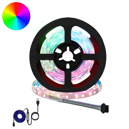 LED Strip 12 pcs Black and Transparent 1000 mm