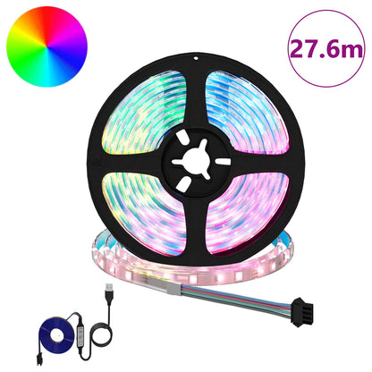 LED Strip 12 pcs Black and Transparent 2300 mm