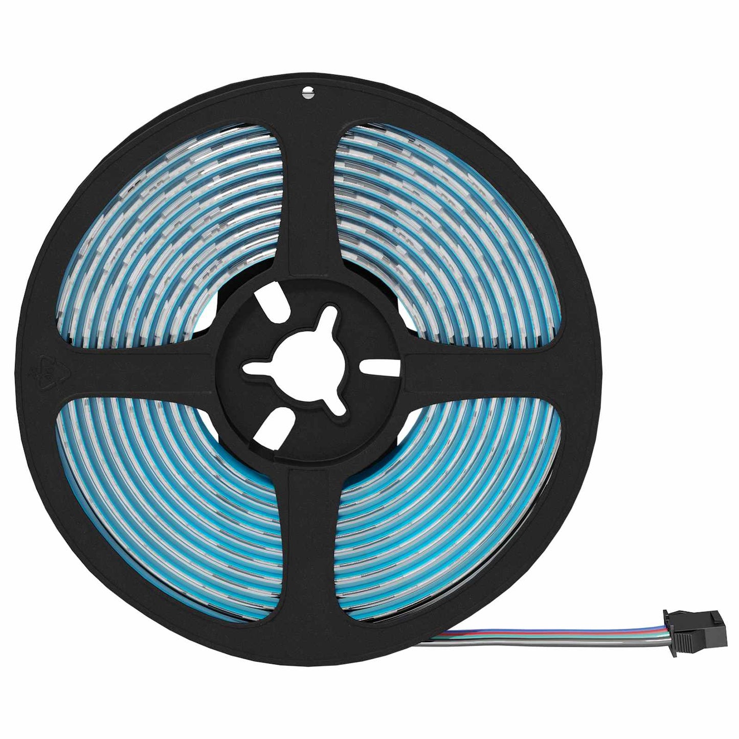 LED Strip 12 pcs Black and Transparent 3000 mm