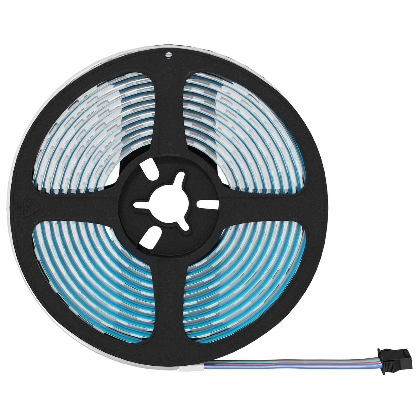 LED Strip 12 pcs Black and Transparent 4000 mm