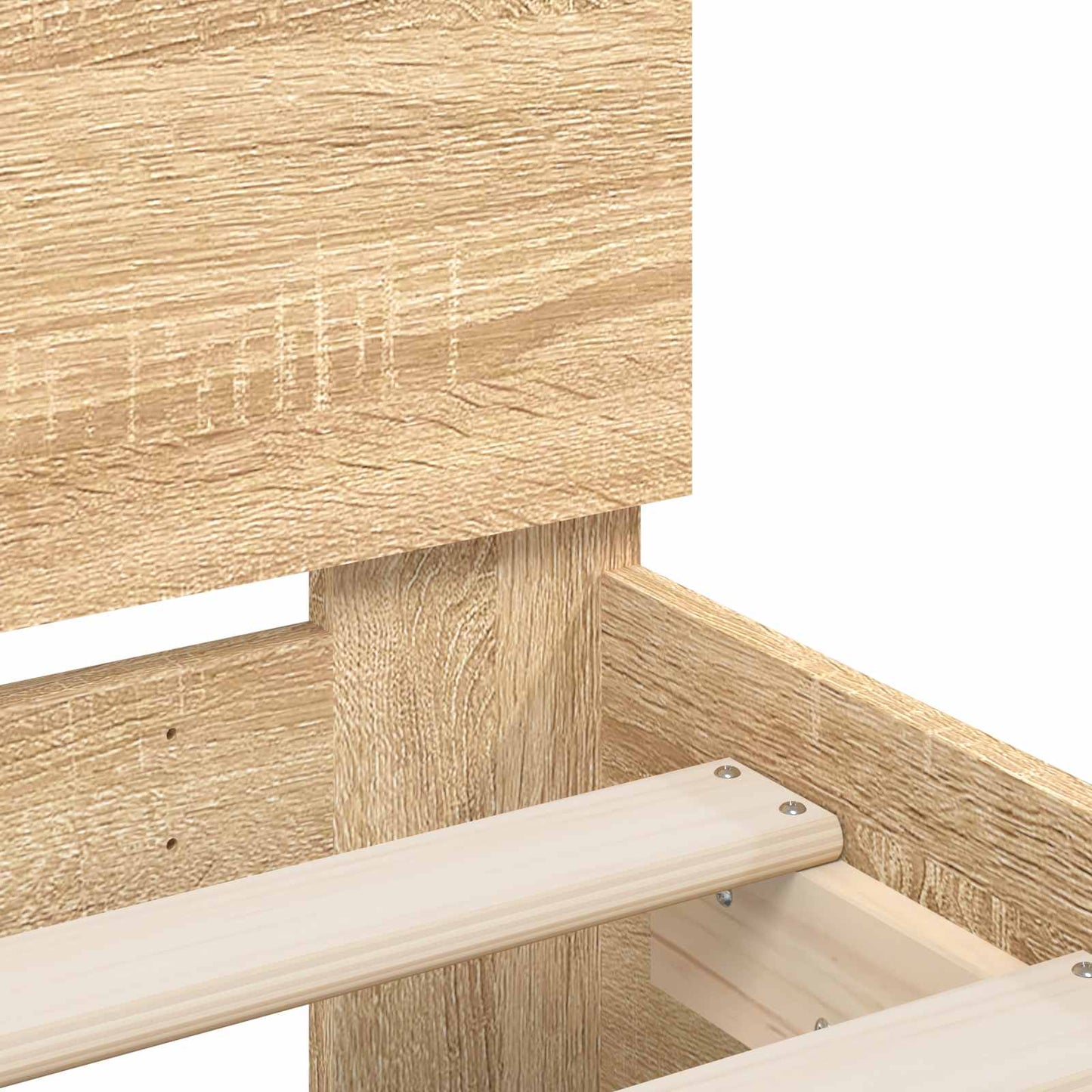 Bed Frame Sonoma Oak Engineered Wood