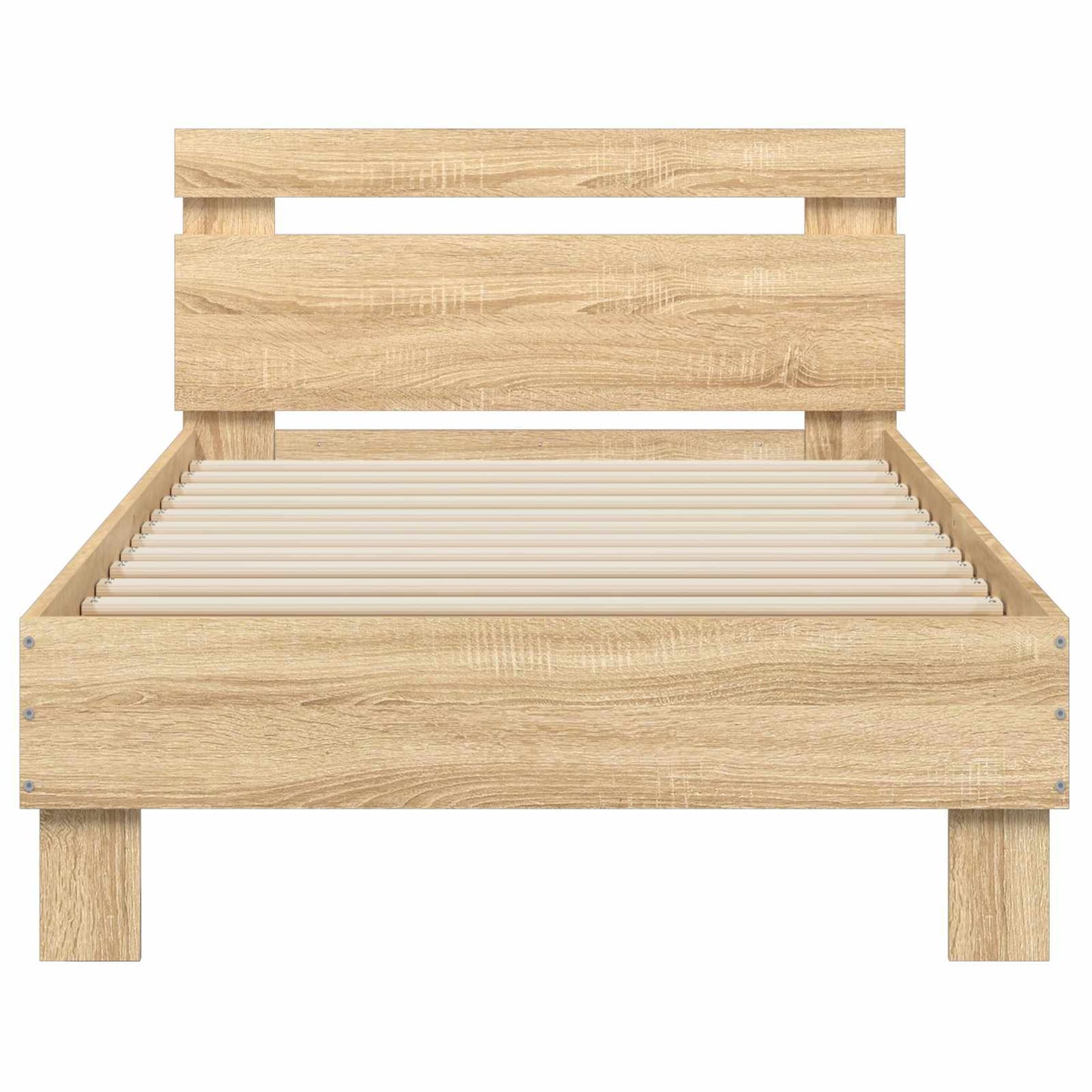 Bed Frame Sonoma Oak Engineered Wood
