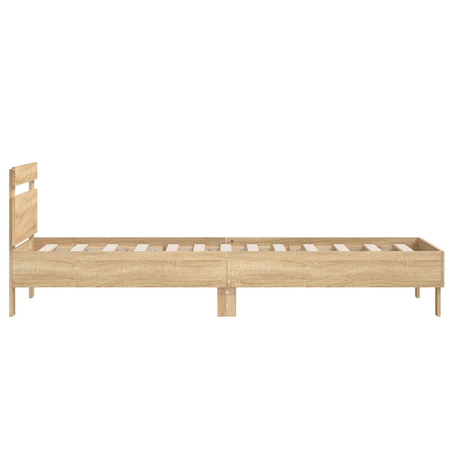 Bed Frame Sonoma Oak Engineered Wood