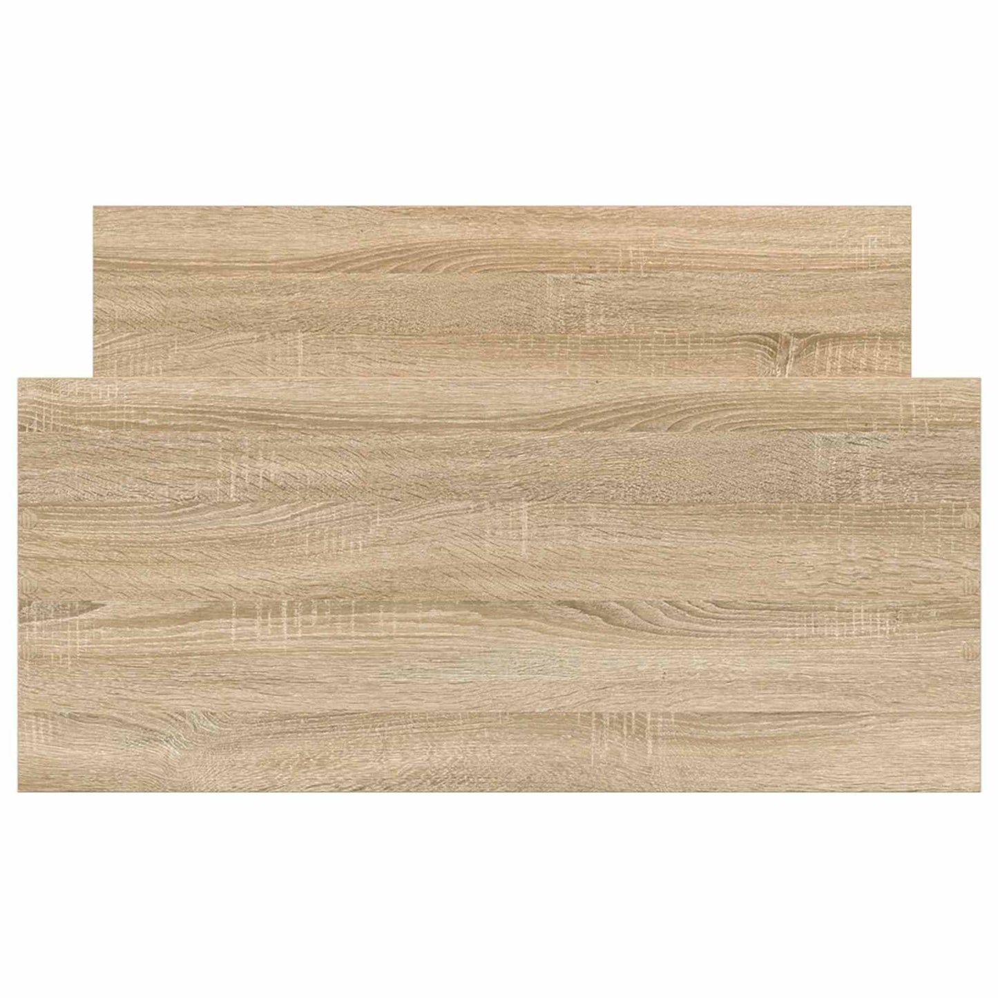 Bed Frame with Headboard Sonoma Oak Engineered Wood