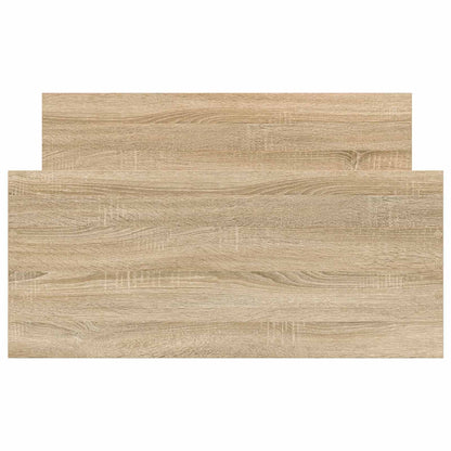 Bed Frame with Headboard Sonoma Oak 80 x 200 cm Engineered Wood