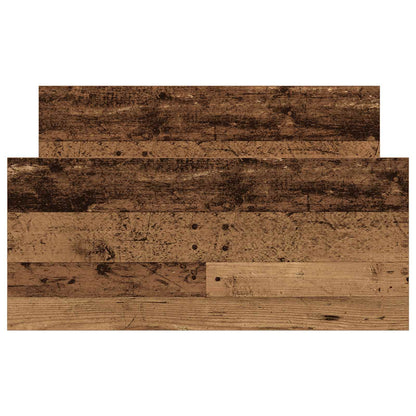 Bed Frame with Headboard Old Wood 80 x 200 cm Engineered Wood