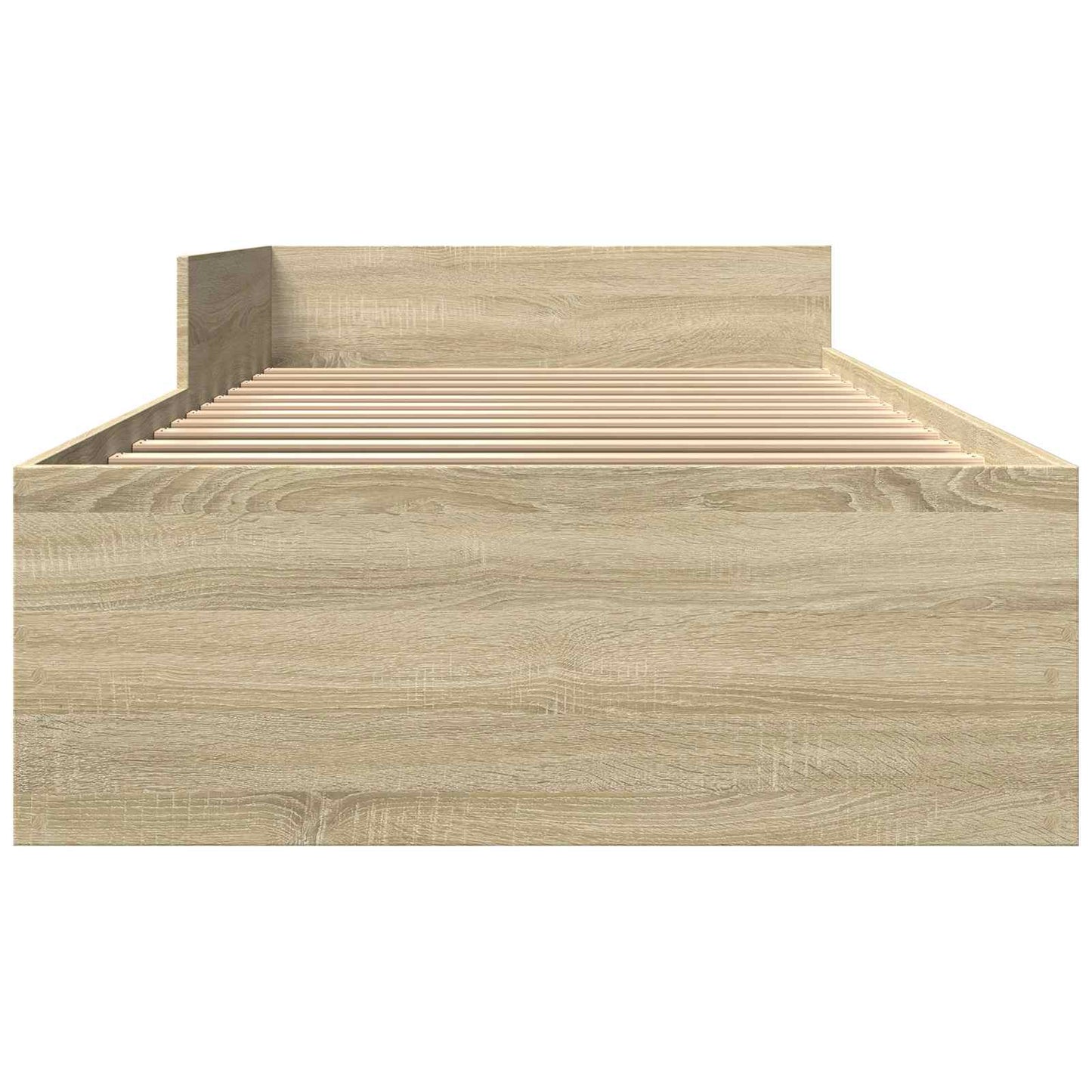 Bed Frame with Headboard Sonoma Oak 80 x 200 cm Engineered Wood