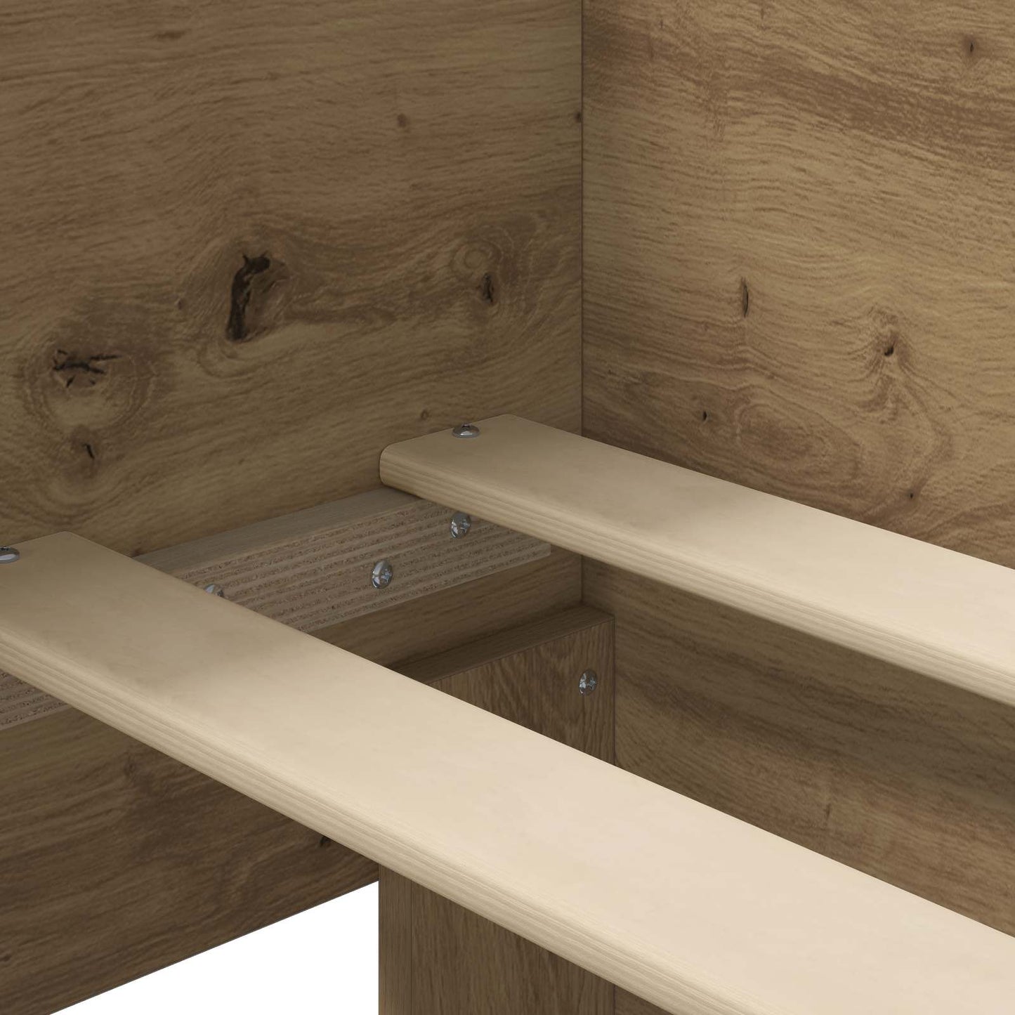 Bed Frame with Headboard Artisan Oak 80 x 200 cm