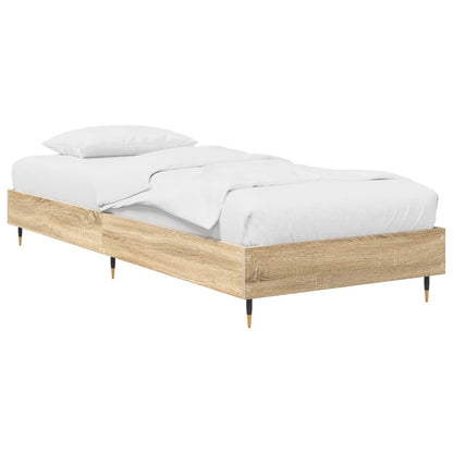 Bed Frame Sonoma Oak 80 x 200 cm Engineered Wood
