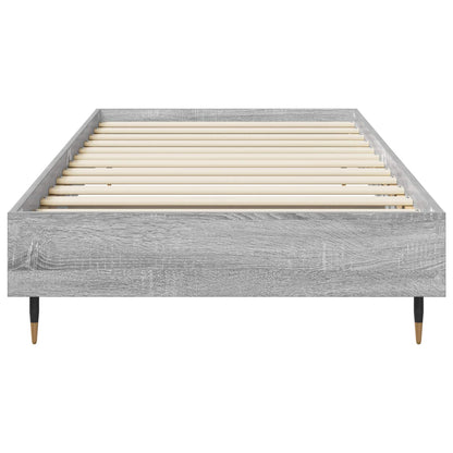 Bed Frame Grey Sonoma 80 x 200 cm Engineered Wood